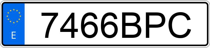 Numer rejestracyjny 7466BPC posiada OPEL CORSA