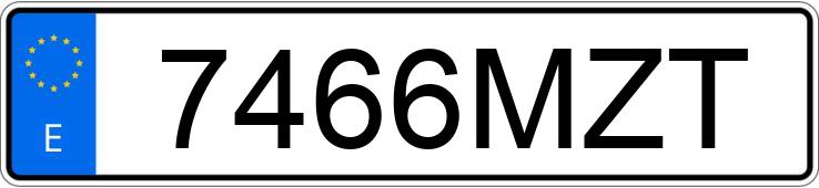 Numer rejestracyjny 7466MZT posiada PEUGEOT 3008