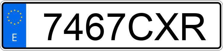 Numer rejestracyjny 7467CXR posiada SAAB 9-3