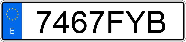 Numer rejestracyjny 7467FYB posiada CITROEN C4