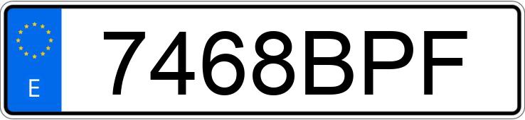 Numer rejestracyjny 7468BPF posiada VOLKSWAGEN POLO Numer rejestracyjny 7468BPF posiada VOLKSWAGEN POLO