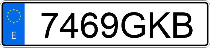 Numer rejestracyjny 7469GKB posiada PEUGEOT PARTNER Numer rejestracyjny 7469GKB posiada PEUGEOT PARTNER