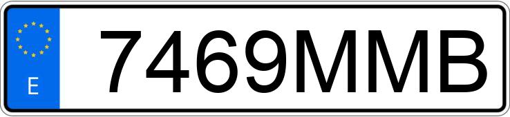 Numer rejestracyjny 7469MMB posiada MITSUBISHI ASX