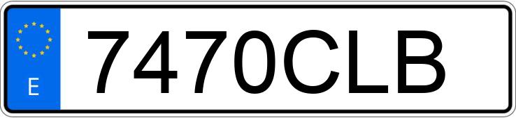 Numer rejestracyjny 7470CLB posiada SAAB 9-5