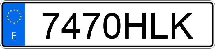 Numer rejestracyjny 7470HLK posiada CITROEN BERLINGO MULTISPACE 1.6 HDI 75 TONIC Numer rejestracyjny 7470HLK posiada CITROEN BERLINGO MULTISPACE 1.6 HDI 75 TONIC