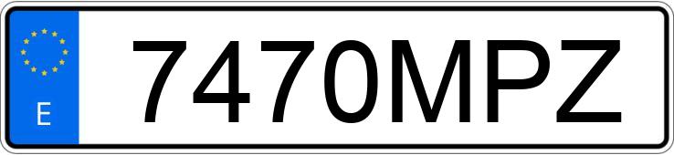 Numer rejestracyjny 7470MPZ posiada AUDI A5