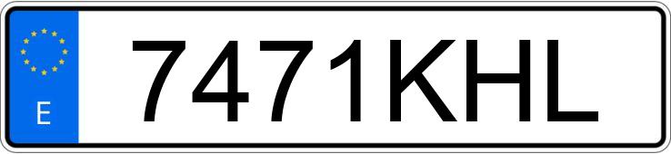 Numer rejestracyjny 7471KHL posiada MERCEDES V (638-639-447)