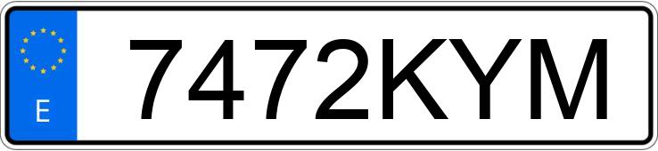 Numer rejestracyjny 7472KYM posiada RENAULT CLIO