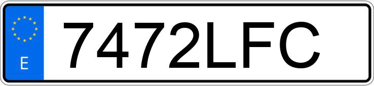 Numer rejestracyjny 7472LFC posiada FORD FOCUS Numer rejestracyjny 7472LFC posiada FORD FOCUS