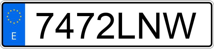 Numer rejestracyjny 7472LNW posiada PORSCHE TAYCAN Numer rejestracyjny 7472LNW posiada PORSCHE TAYCAN