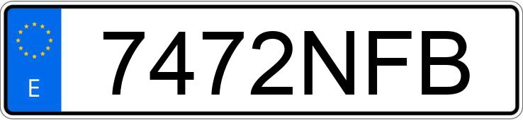 Numer rejestracyjny 7472NFB posiada CUPRA TERRAMAR Numer rejestracyjny 7472NFB posiada CUPRA TERRAMAR