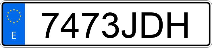 Numer rejestracyjny 7473JDH posiada MERCEDES S (220-221)