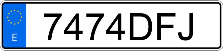 Numer rejestracyjny 7474DFJ posiada PEUGEOT 407 Numer rejestracyjny 7474DFJ posiada PEUGEOT 407