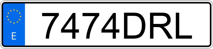 Numer rejestracyjny 7474DRL posiada VOLKSWAGEN PASSAT