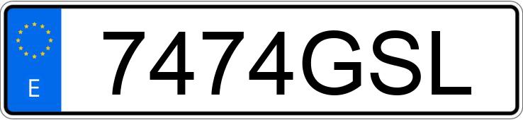 Numer rejestracyjny 7474GSL posiada AUDI A4 Numer rejestracyjny 7474GSL posiada AUDI A4