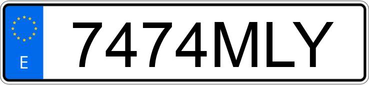 Numer rejestracyjny 7474MLY posiada RENAULT CAPTUR