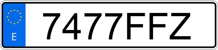 Numer rejestracyjny 7477FFZ posiada SEAT ALTEA Numer rejestracyjny 7477FFZ posiada SEAT ALTEA