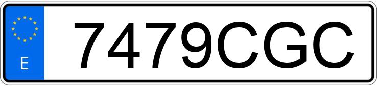 Numer rejestracyjny 7479CGC posiada CITROEN JUMPY