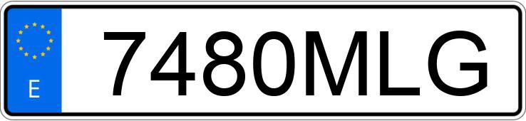 Numer rejestracyjny 7480MLG posiada OPEL MOVANO
