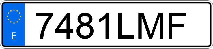 Numer rejestracyjny 7481LMF posiada AUDI RS6