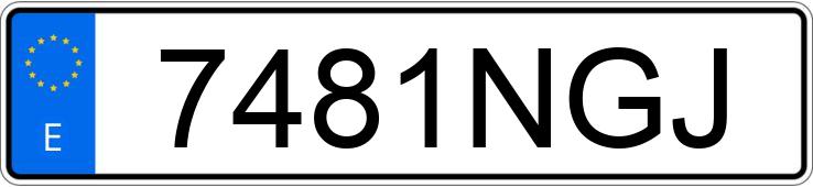 Numer rejestracyjny 7481NGJ posiada CITROEN C4