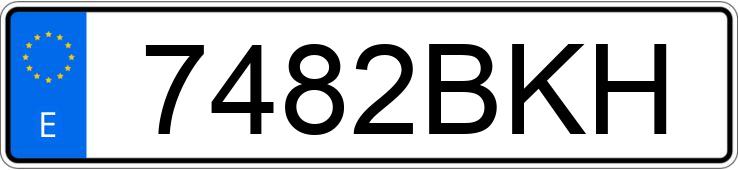 Numer rejestracyjny 7482BKH posiada PEUGEOT 206 Numer rejestracyjny 7482BKH posiada PEUGEOT 206