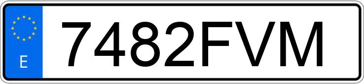 Numer rejestracyjny 7482FVM posiada CITROEN C4 PICASSO 5PZ