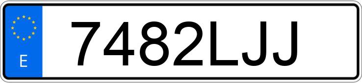 Numer rejestracyjny 7482LJJ posiada CITROEN BERLINGO Numer rejestracyjny 7482LJJ posiada CITROEN BERLINGO