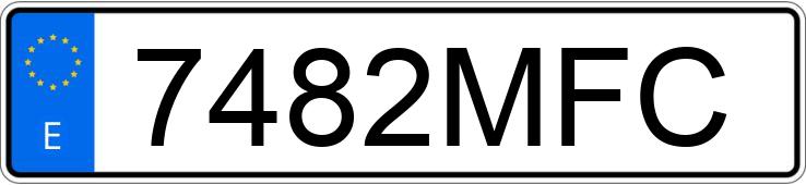 Pirat drogowy w pojeździe o numerach rejestracyjnych 7482MFC