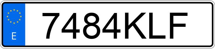 Numer rejestracyjny 7484KLF posiada OPEL INSIGNIA GRAND SPORT