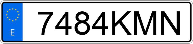 Numer rejestracyjny 7484KMN posiada SCANIA SERIE R