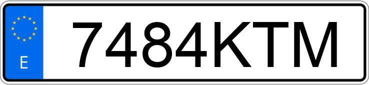 Numer rejestracyjny 7484KTM posiada PEUGEOT 308 Numer rejestracyjny 7484KTM posiada PEUGEOT 308