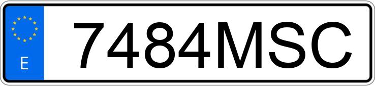 Numer rejestracyjny 7484MSC posiada PEUGEOT 308 Numer rejestracyjny 7484MSC posiada PEUGEOT 308