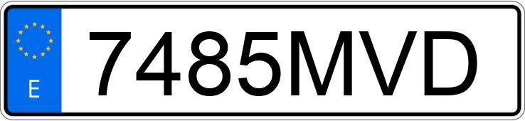 Numer rejestracyjny 7485MVD posiada TESLA MODEL 3 Numer rejestracyjny 7485MVD posiada TESLA MODEL 3