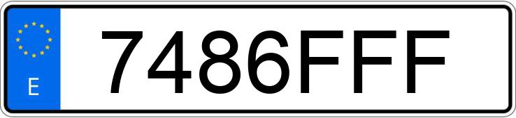 Numer rejestracyjny 7486FFF posiada CITROEN C3