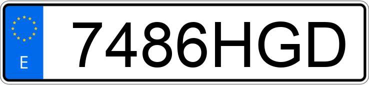 Numer rejestracyjny 7486HGD posiada CHEVROLET-GM AVEO