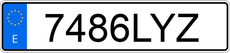 Numer rejestracyjny 7486LYZ posiada TOYOTA GR YARIS