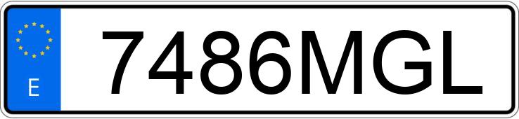 Numer rejestracyjny 7486MGL posiada FORD KUGA