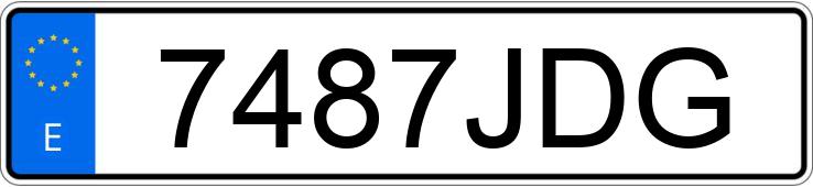 Numer rejestracyjny 7487JDG posiada FORD TRANSIT COURIER