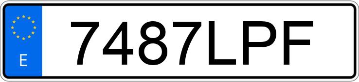 Il numero di registrazione 7487LPF ha TOYOTA COROLLA Il numero di registrazione 7487LPF ha TOYOTA COROLLA