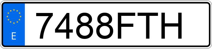 Numer rejestracyjny 7488FTH posiada HONDA VT 750 DC Numer rejestracyjny 7488FTH posiada HONDA VT 750 DC