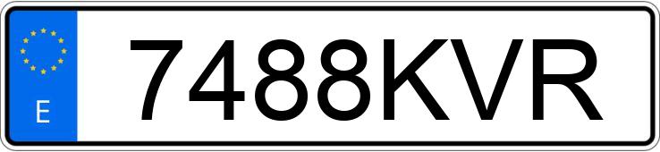 Numer rejestracyjny 7488KVR posiada JEEP RENEGADE