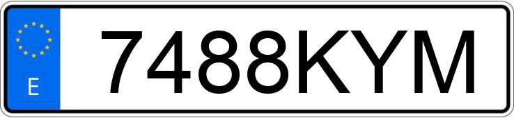 Numer rejestracyjny 7488KYM posiada PEUGEOT 208