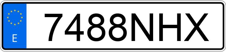 Numer rejestracyjny 7488NHX posiada NISSAN QASHQAI
