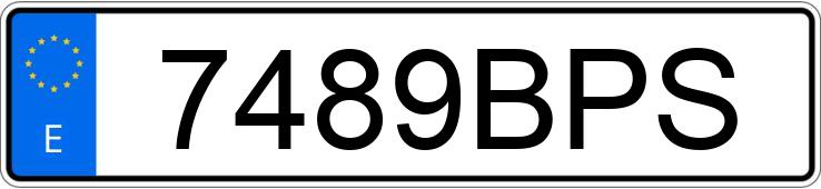 Numer rejestracyjny 7489BPS posiada OPEL ASTRA