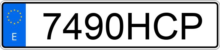 Numer rejestracyjny 7490HCP posiada VOLKSWAGEN JETTA