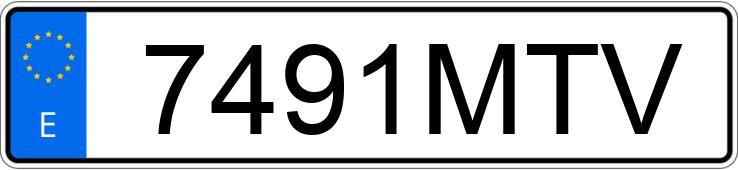 Numer rejestracyjny 7491MTV posiada VOLKSWAGEN POLO