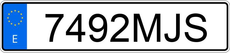 Numer rejestracyjny 7492MJS posiada MERCEDES B (245)