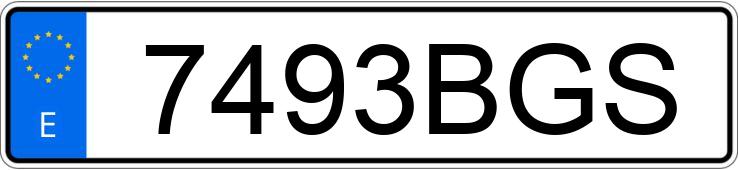 Numer rejestracyjny 7493BGS posiada AUDI A4
