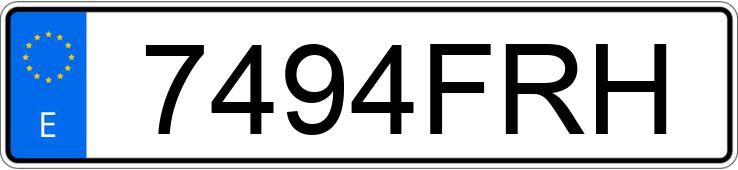 Numer rejestracyjny 7494FRH posiada PEUGEOT 407 Numer rejestracyjny 7494FRH posiada PEUGEOT 407